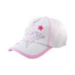 Παιδικό Καπέλο Τζόκεϊ με κέντημα αστέρια για κορίτσια