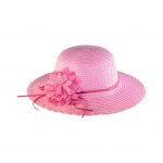 Παιδικό Ψάθινο floppy Καπέλο με λουλούδι