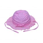 Κώνος Καπέλο Βρεφικό με κορδέλα και δαντέλα για κορίτσια